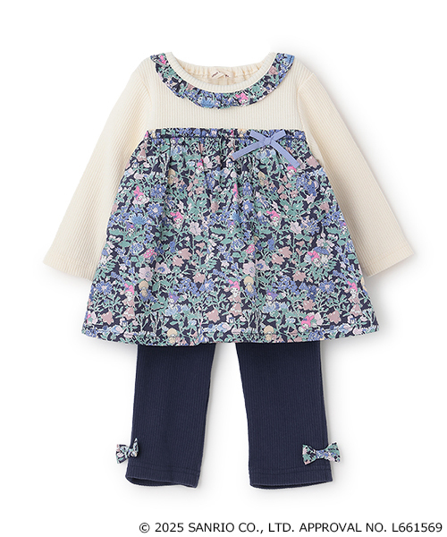 sense of wonder（センスオブワンダー）の「【マイメロディ・クロミ】Libertyベビースーツ（ロンパース・キッズ・ピンク/ネイビー・70-80cm）」の13枚目の写真