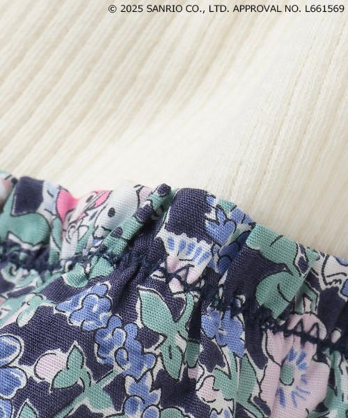 sense of wonder（センスオブワンダー）の「【マイメロディ・クロミ】Libertyベビースーツ（ロンパース・キッズ・ピンク/ネイビー・70-80cm）」の5枚目の写真