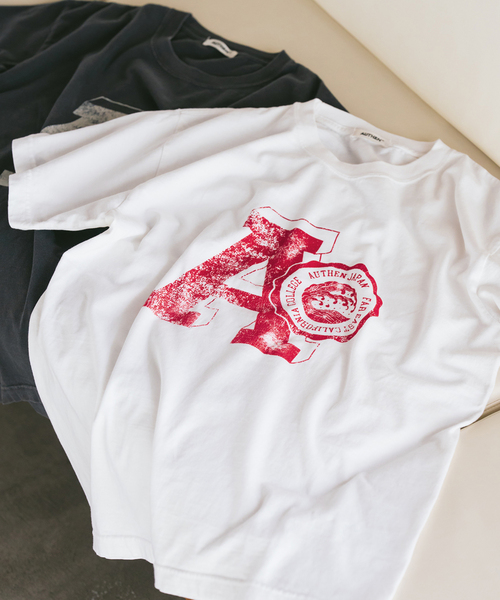 AUTHEN / オーセン SS FEC FLOCKY PRINT T-SHIRT