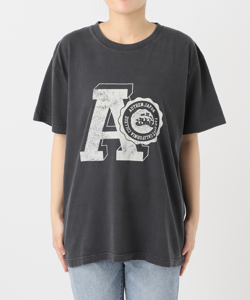 セール】AUTHEN / オーセン SS FEC FLOCKY PRINT T-SHIRT（Tシャツ