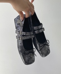 AS KNOW AS plus | スクエアトゥ ダブルストラップパンプス(パンプス)