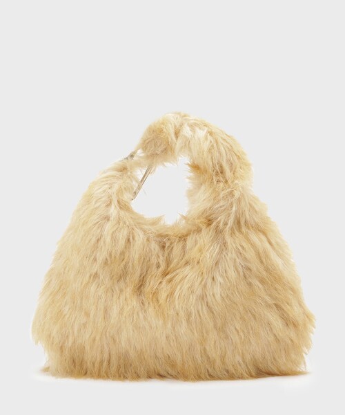 GALLEST(ギャレスト)の「【LE VERNIS】ポワールフラッフィーファーバッグ(ハンドバッグ・レディース・チャコールグレー/ベージュ・00)」の7枚目の写真