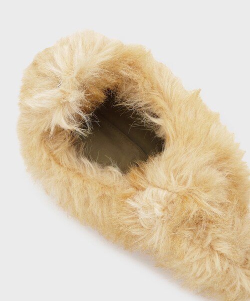 GALLEST(ギャレスト)の「【LE VERNIS】ポワールフラッフィーファーバッグ(ハンドバッグ・レディース・チャコールグレー/ベージュ・00)」の11枚目の写真