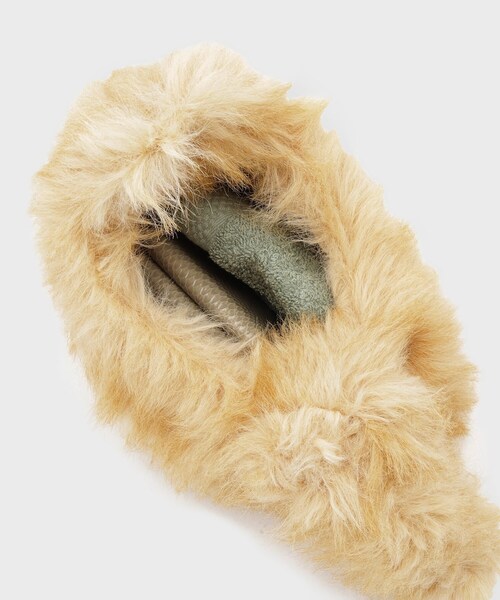 GALLEST(ギャレスト)の「【LE VERNIS】ポワールフラッフィーファーバッグ(ハンドバッグ・レディース・チャコールグレー/ベージュ・00)」の13枚目の写真