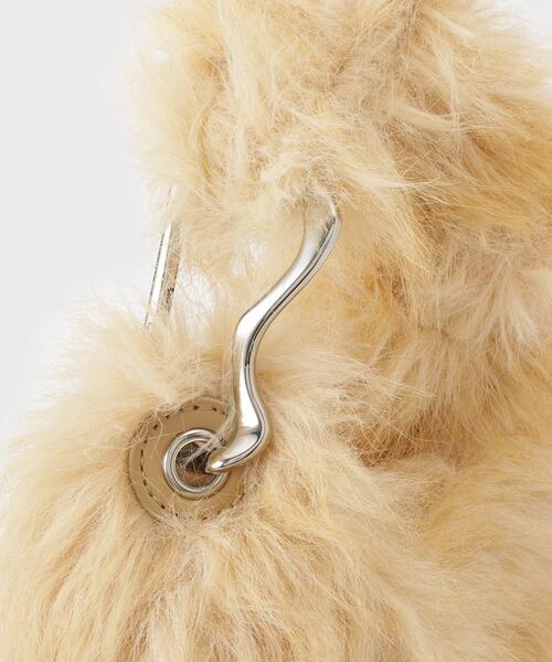 GALLEST(ギャレスト)の「【LE VERNIS】ポワールフラッフィーファーバッグ(ハンドバッグ・レディース・チャコールグレー/ベージュ・00)」の14枚目の写真