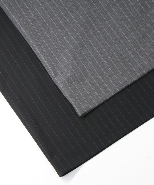 Gready Brilliant(グレディブリリアン)の「ストライプタックワイドパンツ(その他パンツ・レディース・グレー/ブラック・38)」の12枚目の写真