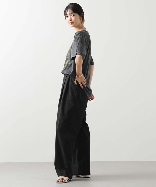 Gready Brilliant(グレディブリリアン)の「ストライプタックワイドパンツ(その他パンツ・レディース・グレー/ブラック・38)」の15枚目の写真