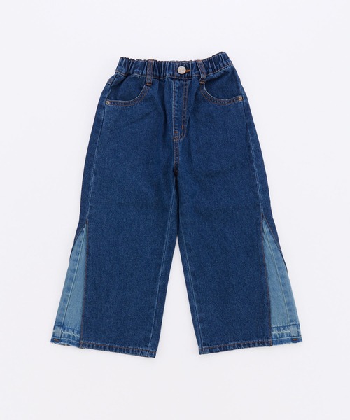 Ocean&Ground(オーシャン&グラウンド)の「リメイクデニムパンツ(デニムパンツ・キッズ・ライトブルー/ブラック/ダークブルー・140/130/120/110/100/90)」の3枚目の写真