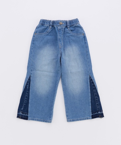 Ocean&Ground(オーシャン&グラウンド)の「リメイクデニムパンツ(デニムパンツ・キッズ・ライトブルー/ブラック/ダークブルー・140/130/120/110/100/90)」の2枚目の写真