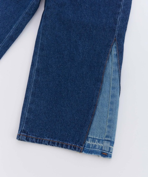 Ocean&Ground(オーシャン&グラウンド)の「リメイクデニムパンツ(デニムパンツ・キッズ・ライトブルー/ブラック/ダークブルー・140/130/120/110/100/90)」の8枚目の写真