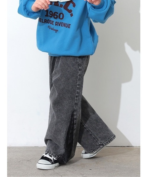 Ocean&Ground(オーシャン&グラウンド)の「リメイクデニムパンツ(デニムパンツ・キッズ・ライトブルー/ブラック/ダークブルー・140/130/120/110/100/90)」の13枚目の写真