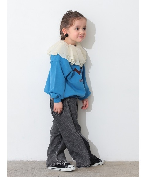 Ocean&Ground(オーシャン&グラウンド)の「リメイクデニムパンツ(デニムパンツ・キッズ・ライトブルー/ブラック/ダークブルー・140/130/120/110/100/90)」の15枚目の写真