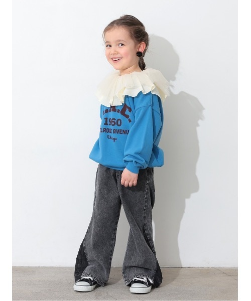 Ocean&Ground(オーシャン&グラウンド)の「リメイクデニムパンツ(デニムパンツ・キッズ・ライトブルー/ブラック/ダークブルー・140/130/120/110/100/90)」の16枚目の写真