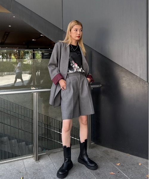 アメリ ハーフパンツ WAVE SWITCHING HALF PANTS（その他パンツ）｜Ameri（アメリ）の