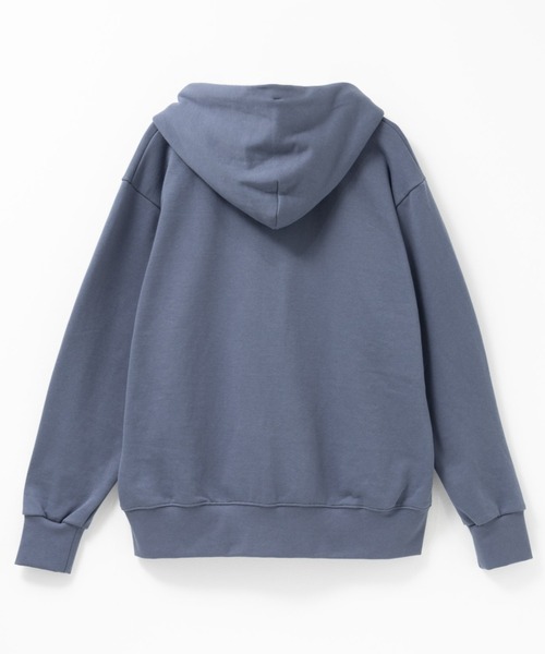 NAVY（ネイビー）の「NAVY 裏毛ZIPフーディー　ユニセックス（パーカー・メンズ・ネイビー/スミクロ/ブラウン/ブルー/杢グレー・M/XL/S/L）」の12枚目の写真