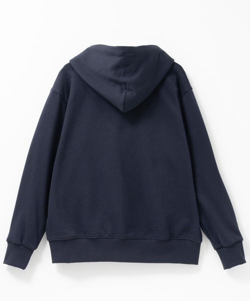 NAVY（ネイビー）の「NAVY 裏毛ZIPフーディー　ユニセックス（パーカー・メンズ・ネイビー/スミクロ/ブラウン/ブルー/杢グレー・M/XL/S/L）」の11枚目の写真