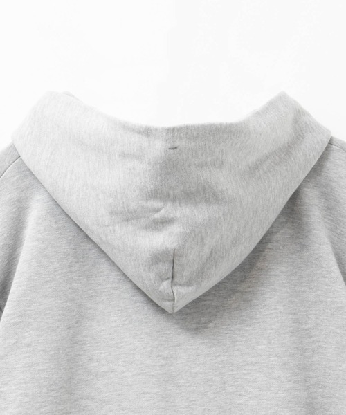 NAVY（ネイビー）の「NAVY 裏毛ZIPフーディー　ユニセックス（パーカー・メンズ・ネイビー/スミクロ/ブラウン/ブルー/杢グレー・M/XL/S/L）」の6枚目の写真