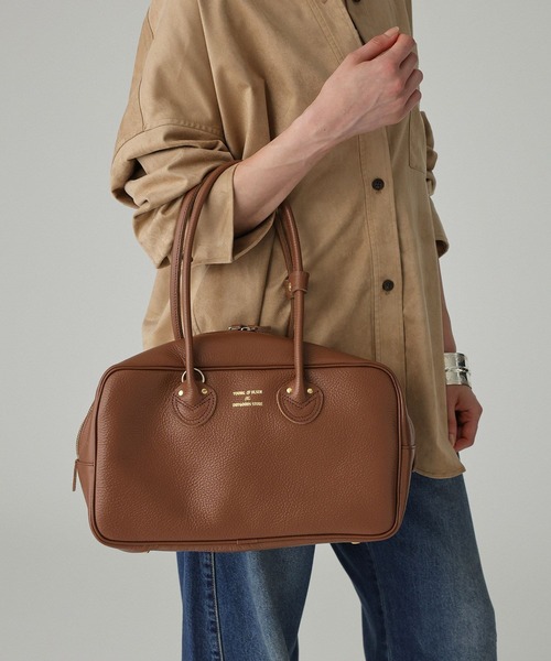 YOUNG&OLSEN The DRYGOODS STORE(ヤングアンドオルセン)の「【YOUNG&OLSEN】STUDENT M(ハンドバッグ・レディース・ベージュ/ブラウン・フリー)」の19枚目の写真
