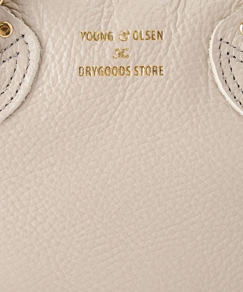 極美品　YOUNG＆OLSEN STUDENT M ヤングアンドオルセン エンボスドレザー スチューデント M – YOUNG