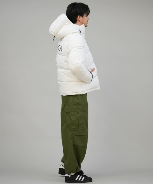 RVCA（ルーカ）の「RVCA/ルーカ パフジャケット ブランドロゴ BF042-760（その他アウター・メンズ・ブラック/ホワイト/ブラウン系カモフラージュ・S/M/L）」の9枚目の写真
