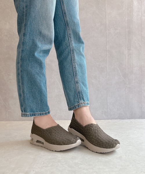 Gomu 56（ゴムゴム）の「エア入りソール　ゴムゴムスニーカー（スニーカー・レディース・カーキ/ブラウン系その他・S/M/L/LL）」の11枚目の写真