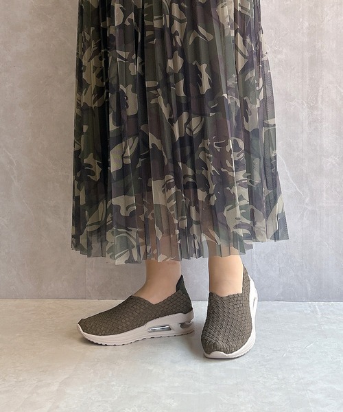 Gomu 56（ゴムゴム）の「エア入りソール　ゴムゴムスニーカー（スニーカー・レディース・カーキ/ブラウン系その他・S/M/L/LL）」の12枚目の写真