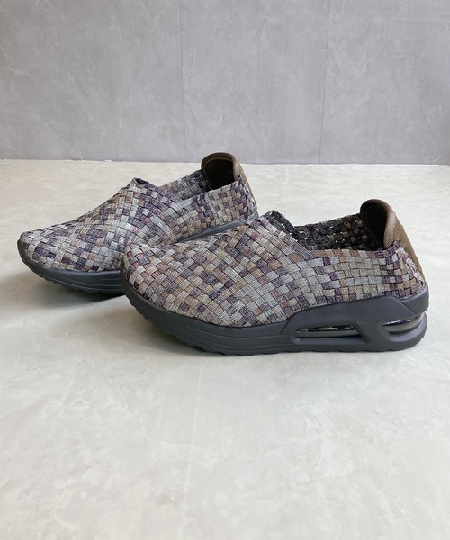 Gomu 56（ゴムゴム）の「エア入りソール　ゴムゴムスニーカー（スニーカー・レディース・カーキ/ブラウン系その他・S/M/L/LL）」の5枚目の写真