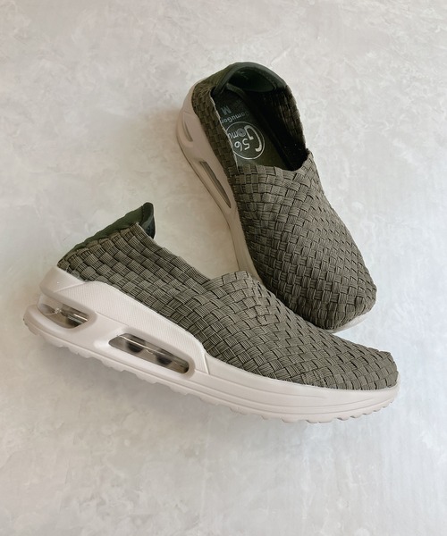 Gomu 56（ゴムゴム）の「エア入りソール　ゴムゴムスニーカー（スニーカー・レディース・カーキ/ブラウン系その他・S/M/L/LL）」の14枚目の写真