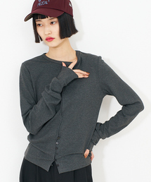NOMINE | フロントラインスリット ロンT(Tシャツ/カットソー)