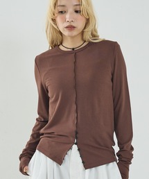 NOMINE（ノミネ）の「フロントラインスリット ロンT（Tシャツ/カットソー）」