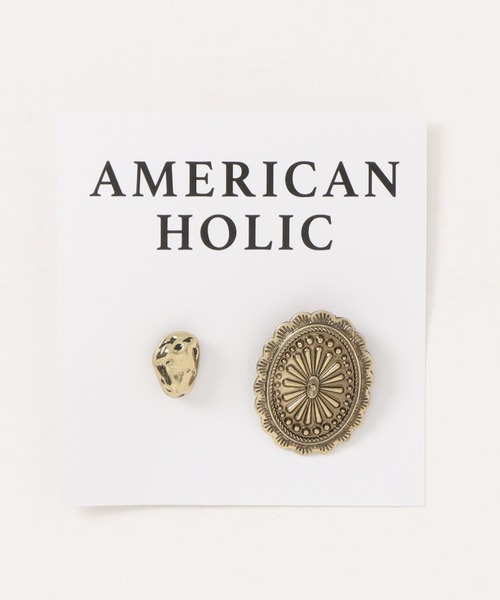 AMERICAN HOLIC（アメリカンホリック）の「【SET】ヴィンテージブローチ×ピンバッチ（ブローチ/コサージュ・レディース・ゴールド/シルバー・FREE）」の3枚目の写真
