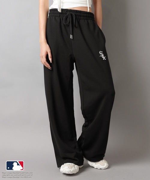 MLB/メジャーリーグベースボール】裏毛ワイドパンツ