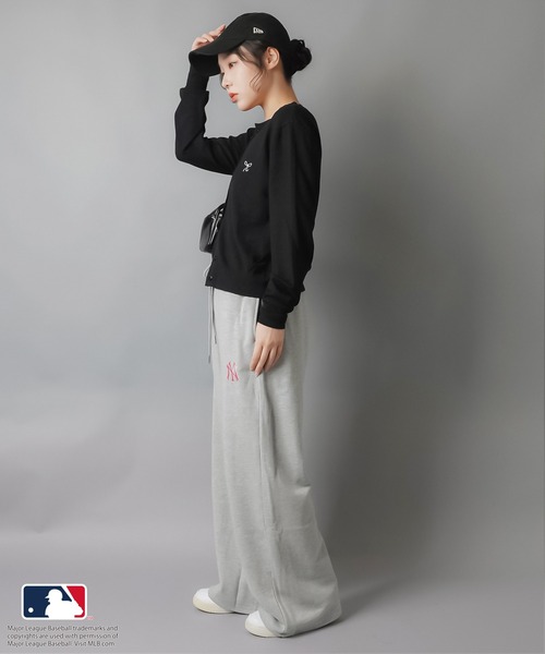 メジャーリーグセットです。 MLB/メジャーリーグベースボール】裏毛ワイドパンツ