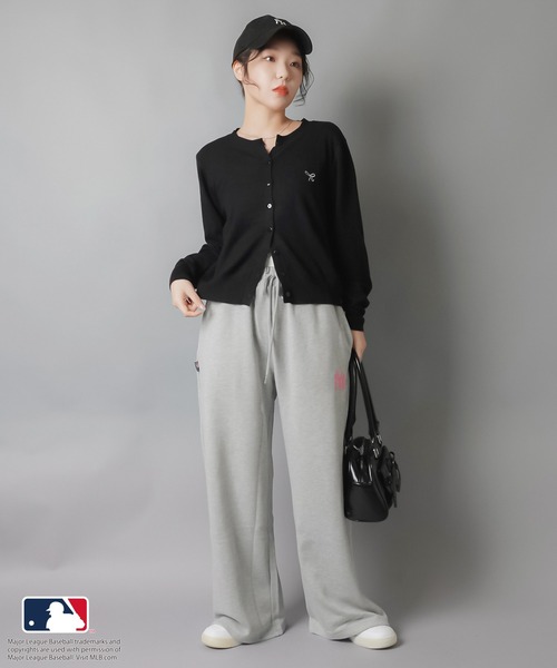 メジャーリーグセットです。 MLB/メジャーリーグベースボール】裏毛ワイドパンツ
