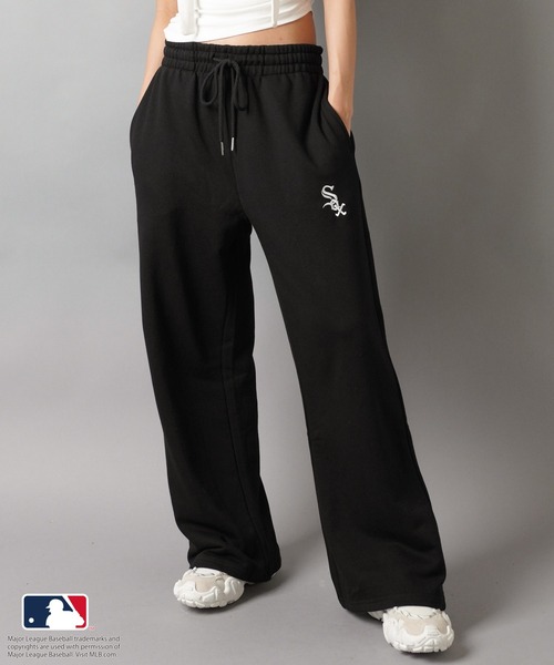 MLB/メジャーリーグベースボール】裏毛ワイドパンツ / スウェット