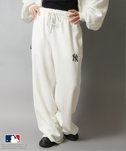 MLB/メジャーリーグベースボール】裏毛ワイドパンツ / スウェット