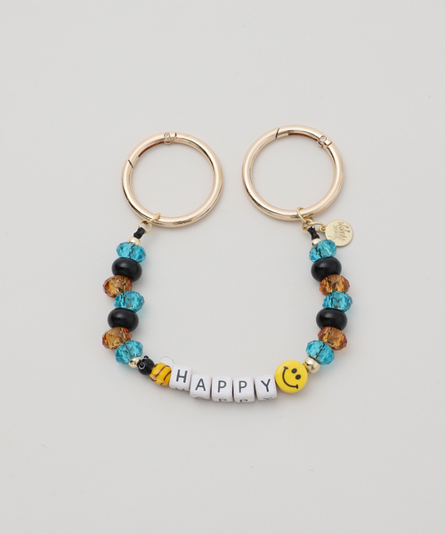 別注【VENESSA ARIZAGA】Bee Happy Keyring：キーチャーム（キーケース