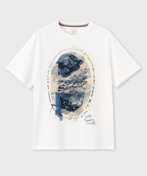 Paul Smith(ポールスミス)の「"Photo Story" 半袖Tシャツ【253500 919T】(Tシャツ/カットソー・メンズ・ホワイト・MEDIUM/LARGE/X-LARGE)」の1枚目の写真
