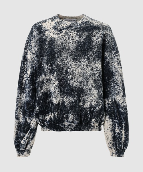 NOMA t.d.（ノーマティーディー）の「Hand Dye Twist Sweat（スウェット・メンズ・オリーブ×ブラック/ネイビー/その他1/その他2・2/3/4）」の3枚目の写真