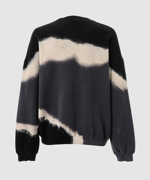 NOMA t.d.（ノーマティーディー）の「Hand Dye Twist Sweat（スウェット・メンズ・オリーブ×ブラック/ネイビー/その他1/その他2・2/3/4）」の10枚目の写真