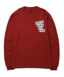 Patta ロンT アムステルダム発 ストリートウェア レッド 長袖Tシャツ Patta ロンT アムステルダム発 ストリートウェア レッド 長袖T
