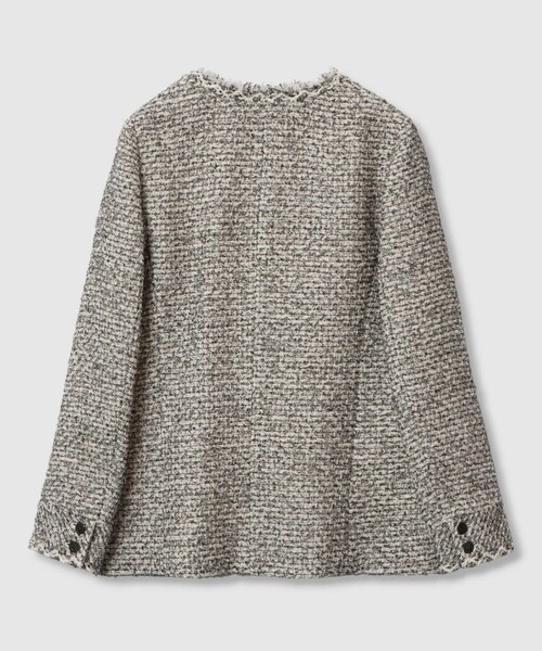 専用　新品✨ANAYI アナイ ファンシーツイード4ポケットジレ ラメファンシーツイード4ポケット ジャケット（ノーカラージャケット