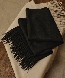 【新品】GALLARDAGALANTE カシミア　マフラー　ブラック 人気ブランド 新品】GALLARDAGALANTE カシミア マフラー
