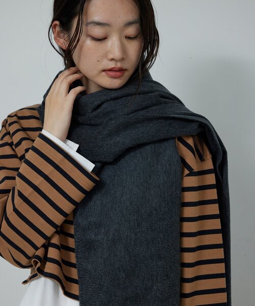 ミーハル　ストールのみ ベーシックカシミヤストール（マフラー）｜GALLARDAGALANTE（ガリャル