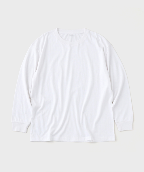WISM(ウィズム)の「BASEMENT GEAR / ベースメントギア 7oz Garment Wash L/S(Tシャツ/カットソー・メンズ・ブラック/ホワイト/ライトグレー・MEDIUM/LARGE/X-LARGE)」の1枚目の写真