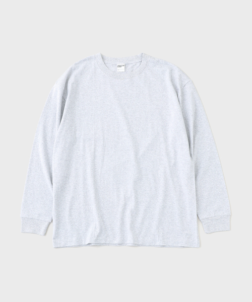 WISM(ウィズム)の「BASEMENT GEAR / ベースメントギア 7oz Garment Wash L/S(Tシャツ/カットソー・メンズ・ブラック/ホワイト/ライトグレー・MEDIUM/LARGE/X-LARGE)」の3枚目の写真