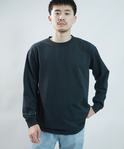 WISM(ウィズム)の「BASEMENT GEAR / ベースメントギア 7oz Garment Wash L/S(Tシャツ/カットソー・メンズ・ブラック/ホワイト/ライトグレー・MEDIUM/LARGE/X-LARGE)」の7枚目の写真