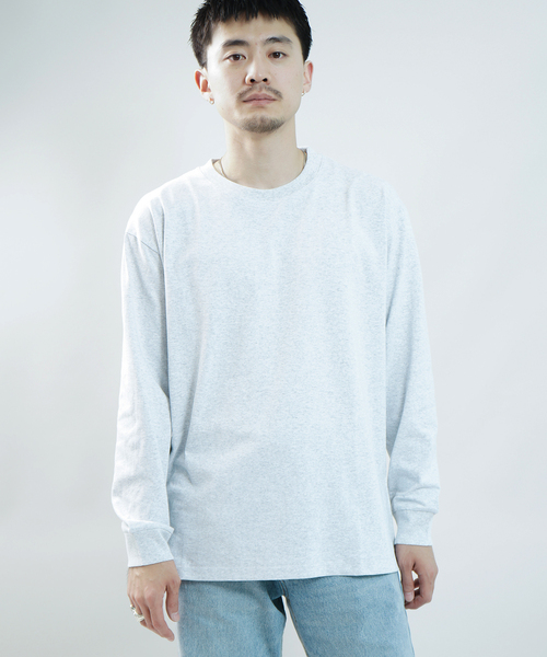 WISM(ウィズム)の「BASEMENT GEAR / ベースメントギア 7oz Garment Wash L/S(Tシャツ/カットソー・メンズ・ブラック/ホワイト/ライトグレー・MEDIUM/LARGE/X-LARGE)」の12枚目の写真