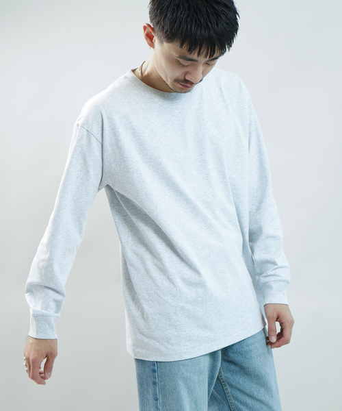 WISM(ウィズム)の「BASEMENT GEAR / ベースメントギア 7oz Garment Wash L/S(Tシャツ/カットソー・メンズ・ブラック/ホワイト/ライトグレー・MEDIUM/LARGE/X-LARGE)」の13枚目の写真