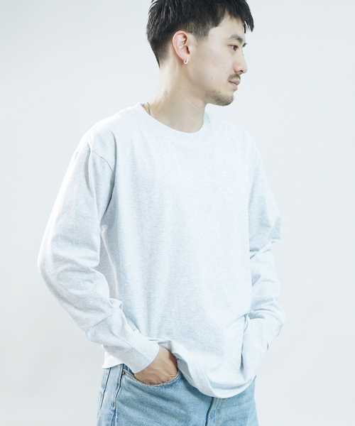 WISM(ウィズム)の「BASEMENT GEAR / ベースメントギア 7oz Garment Wash L/S(Tシャツ/カットソー・メンズ・ブラック/ホワイト/ライトグレー・MEDIUM/LARGE/X-LARGE)」の14枚目の写真